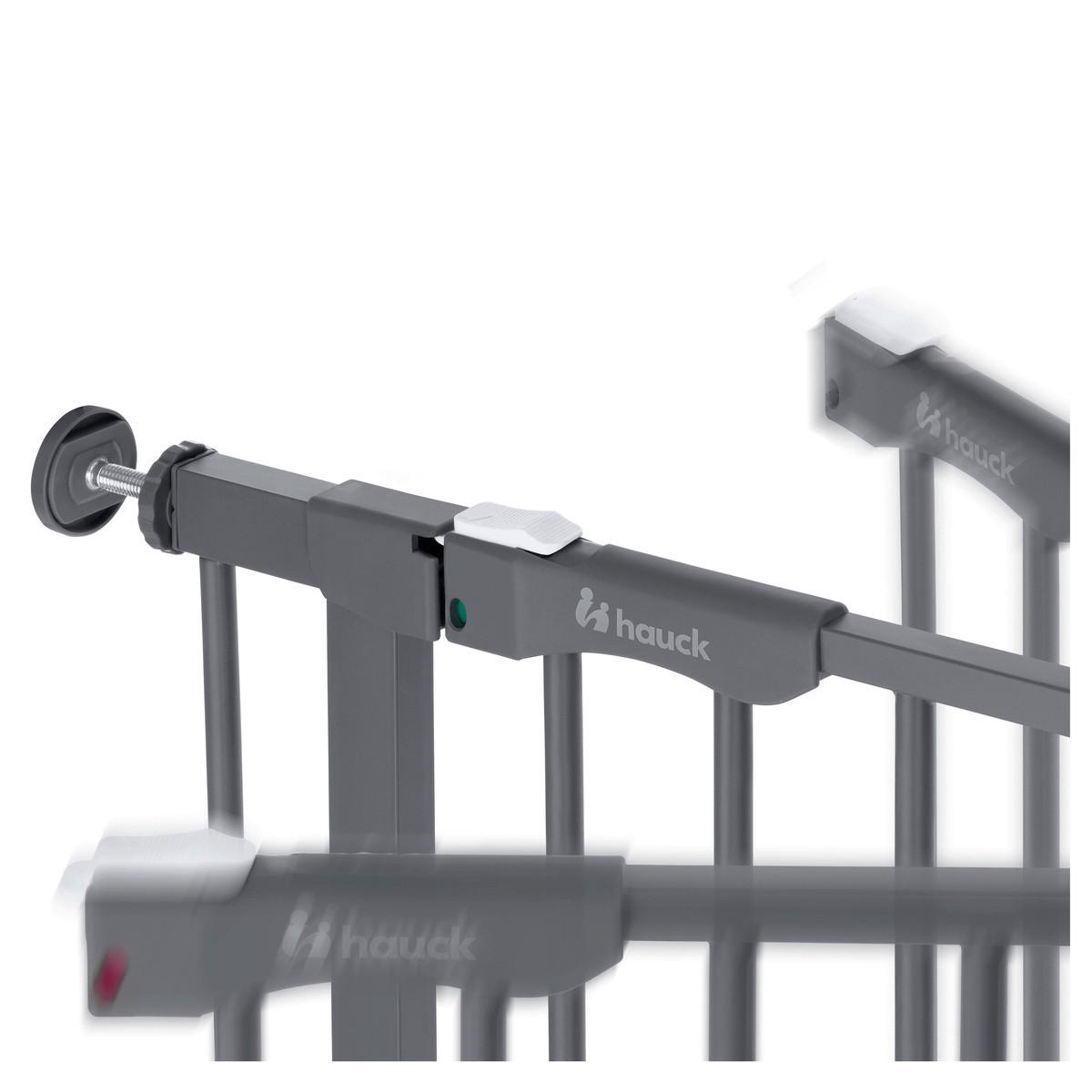 ZAŠTITNA OGRADICA ZA VRATA - tamnosiva, Osnovno, metal/plastika (75 - 80/77cm) - Hauck