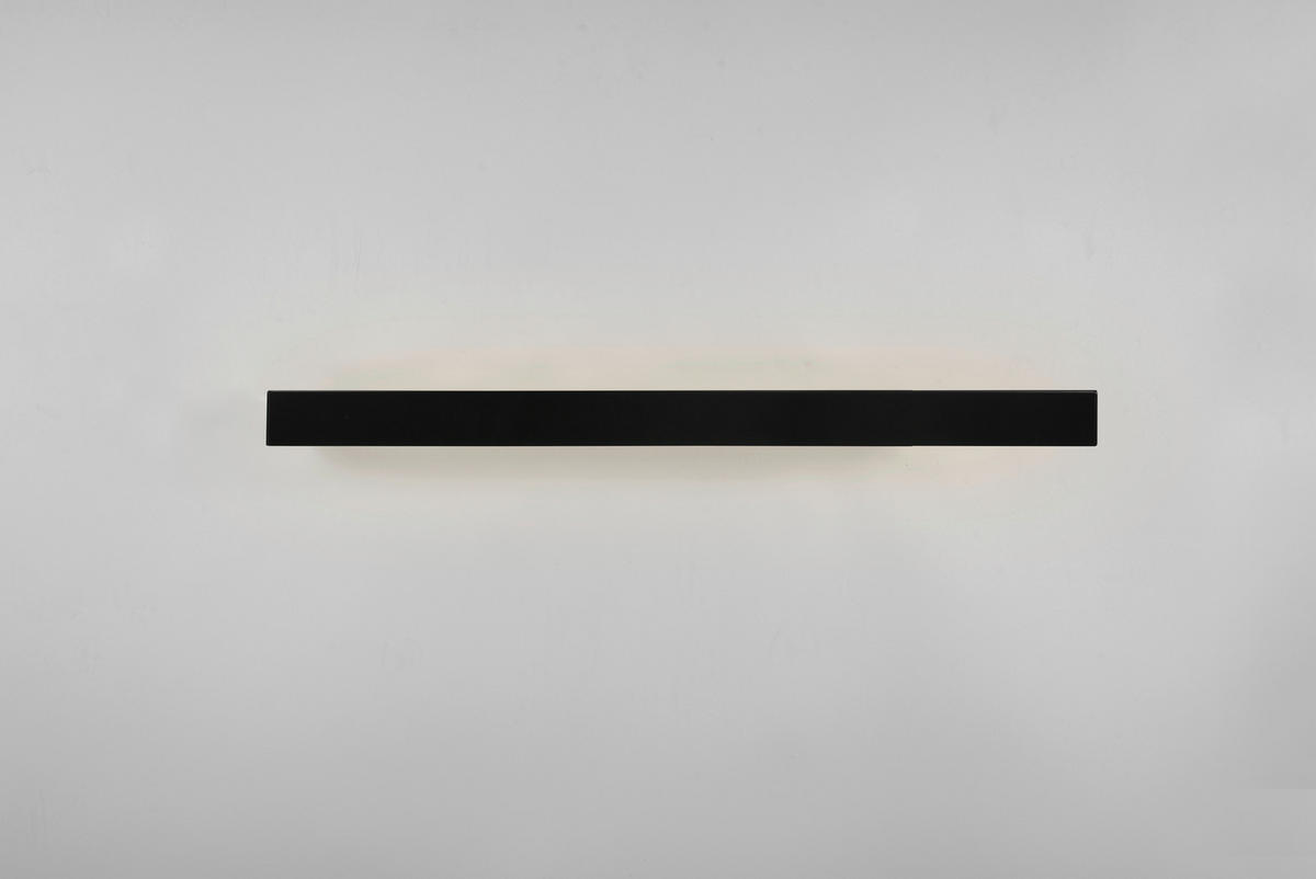 BADEZIMMER-WANDLEUCHTE   - Chromfarben/Schwarz, Basics, Kunststoff/Metall (3,6/90/8cm) - Trio Leuchten
