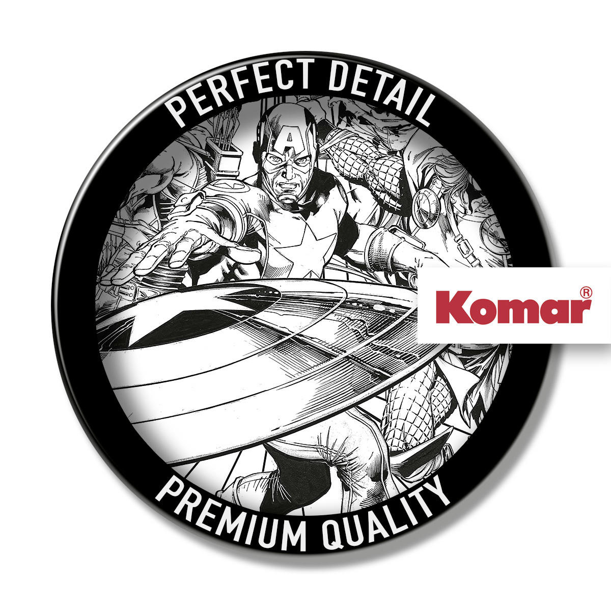 FOTOTAPET 300/280 cm  - vit/svart, Trend, papper (300/280cm)