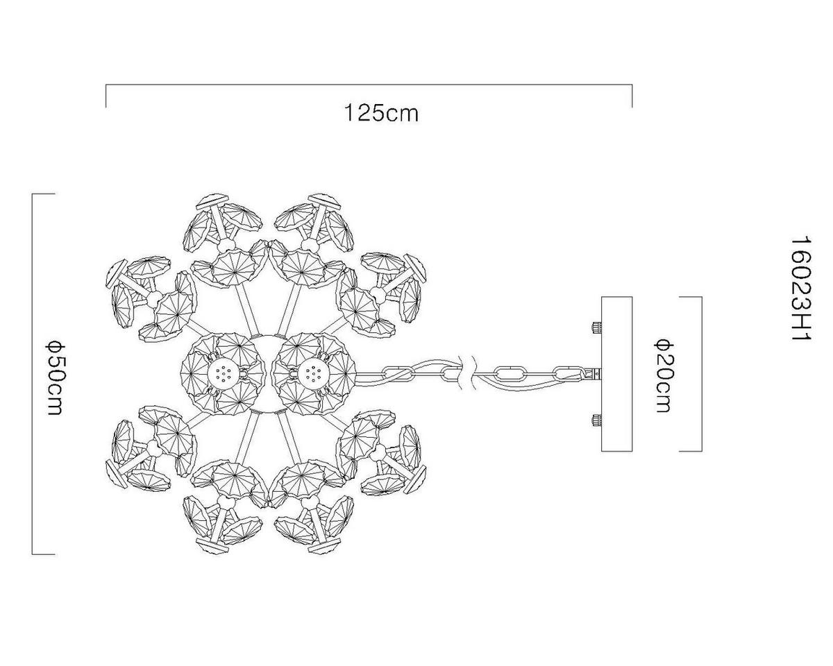 LED FÜGGŐLÁMPA 50/125 cm  - arany/átlátszó, Design, Üveg/fém (50/125cm)