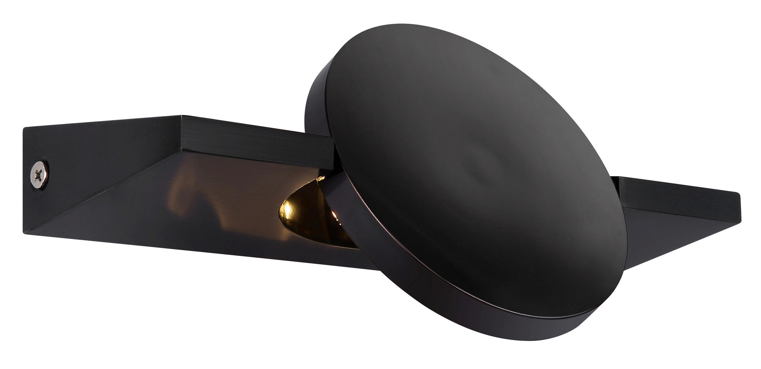 LED-WANDLEUCHTE Jasper 10/20 cm  - Schwarz, Design, Metall (10/20cm) - Globo