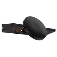 LED-WANDLEUCHTE Jasper 10/20 cm  - Schwarz, Design, Metall (10/20cm) - Globo