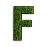 MOOSBILD Stylegreen  - Schwarz/Grün, Basics, Naturmaterialien/Holz (25/14/4cm)
