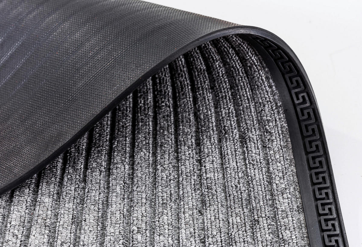 FUßMATTE 40/70 cm Border Star  - Grau, KONVENTIONELL, Textil (40/70cm) - Esposa