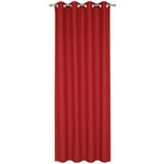 ÖSENVORHANG blickdicht  - Rot, Basics, Textil (140/245cm) - Esposa