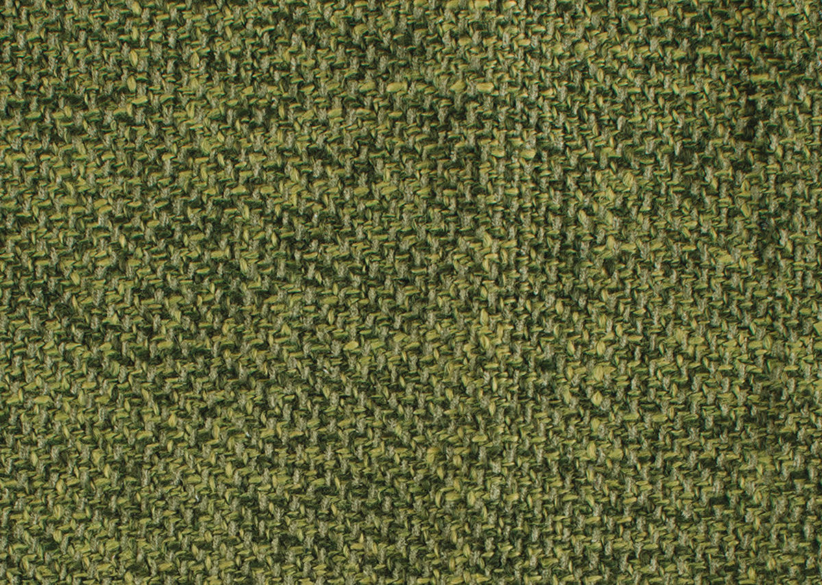 ECKSOFA in Flachgewebe Grün  - Schwarz/Grün, Design, Textil/Metall (301/191cm) - Moderano