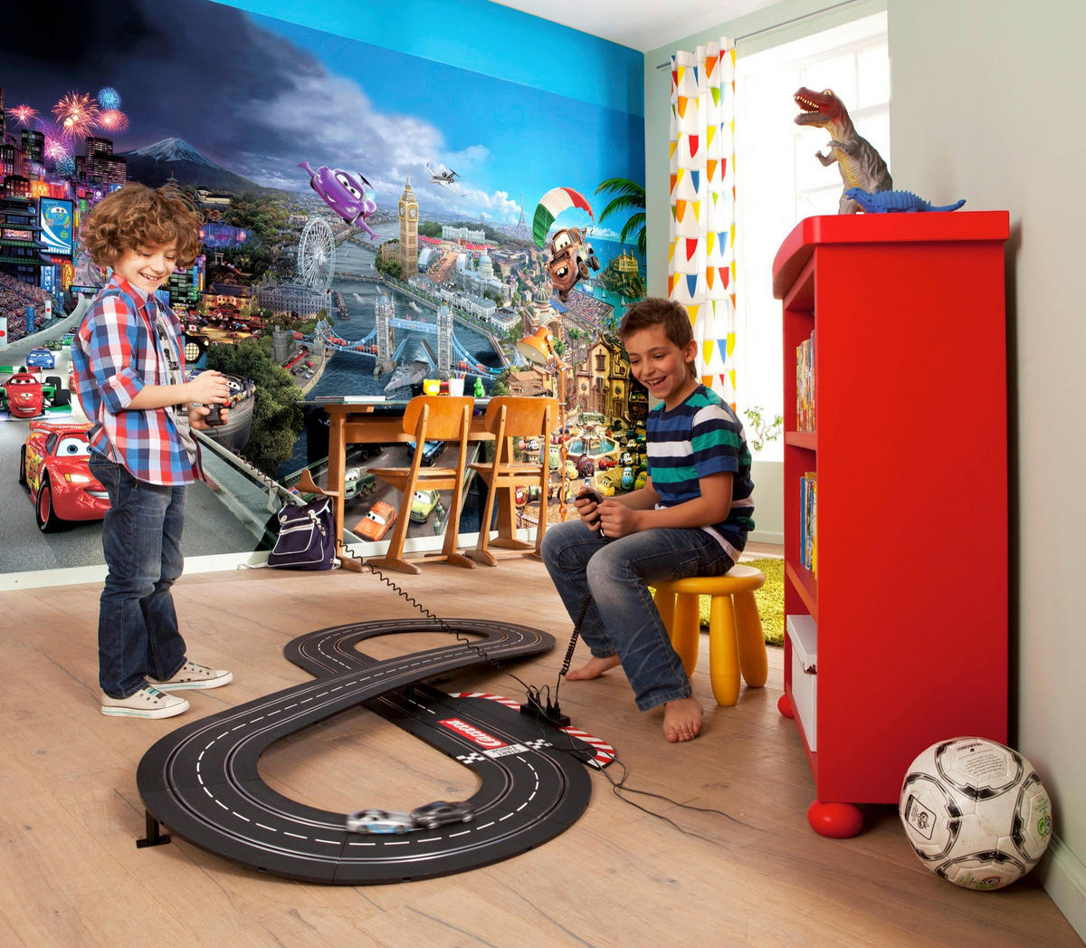 FOTOTAPETE Cars World  - Multicolor, Design, Papier (368/254cm) - Disney