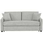 SCHLAFSOFA Webstoff Grau  - Schwarz/Grau, Design, Kunststoff/Textil (186/83/100cm) - Xora