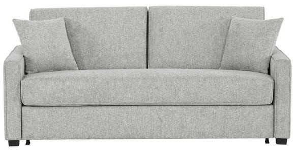 SCHLAFSOFA Webstoff Grau  - Schwarz/Grau, Design, Kunststoff/Textil (186/83/100cm) - Xora