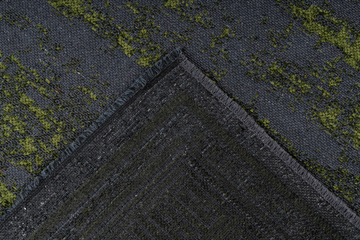TEPIH NISKOG TKANJA 120/170 cm   zelena  Kalea  - zelena, Basics, tekstil (120/170cm) - Kayoom