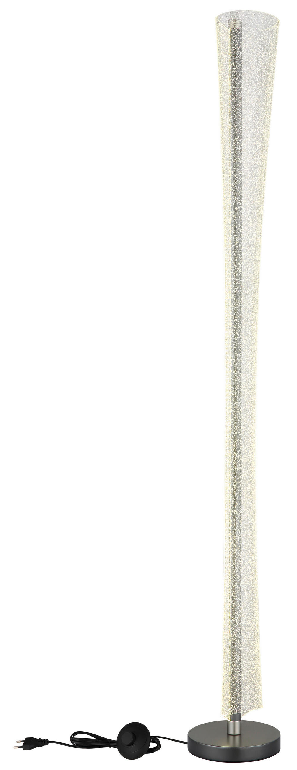 LED-STEHLEUCHTE 20/155 cm    - Klar/Anthrazit, Design, Kunststoff/Metall (20/155cm) - Globo