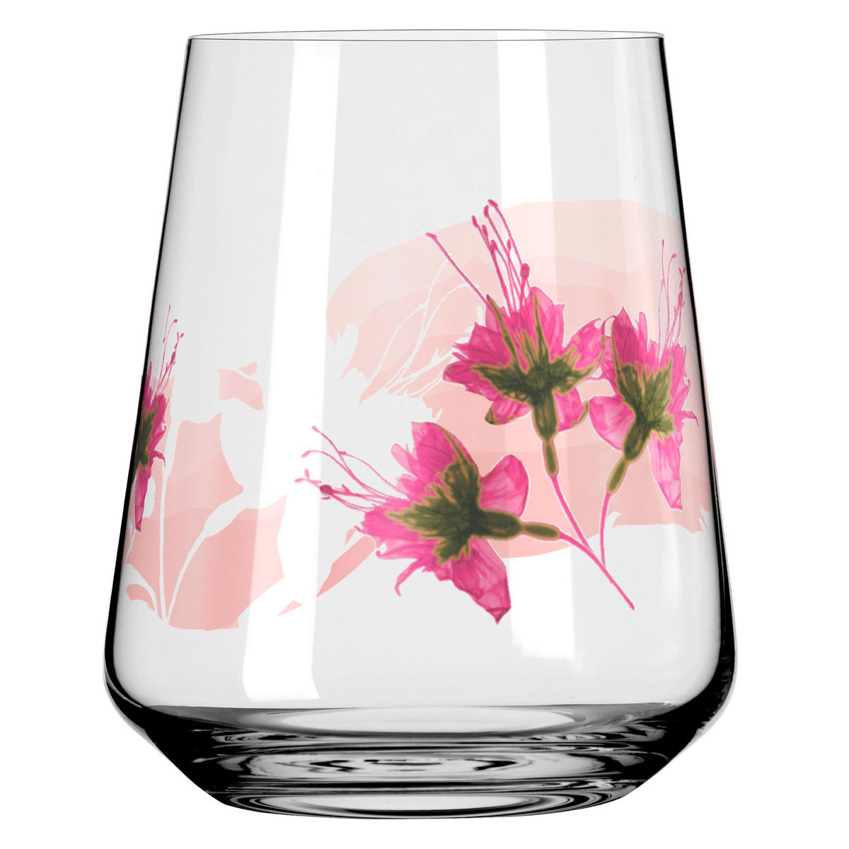 WASSERGLAS 510 ml 2-teilig  - Beere/Rosa, LIFESTYLE, Glas (9,3/9,3/11cm) - Ritzenhoff