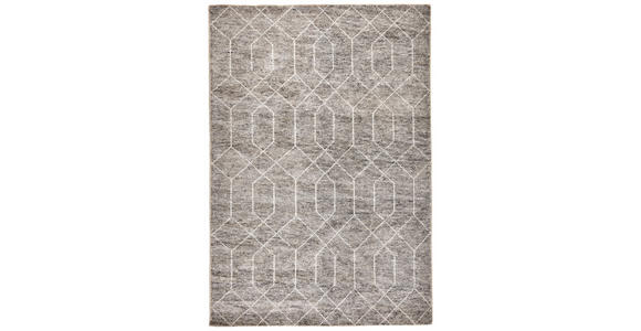 HANDWEBETEPPICH Narvik 70/140 cm Grau - Grau, Design, Textil (70/140cm) - Linea Natura