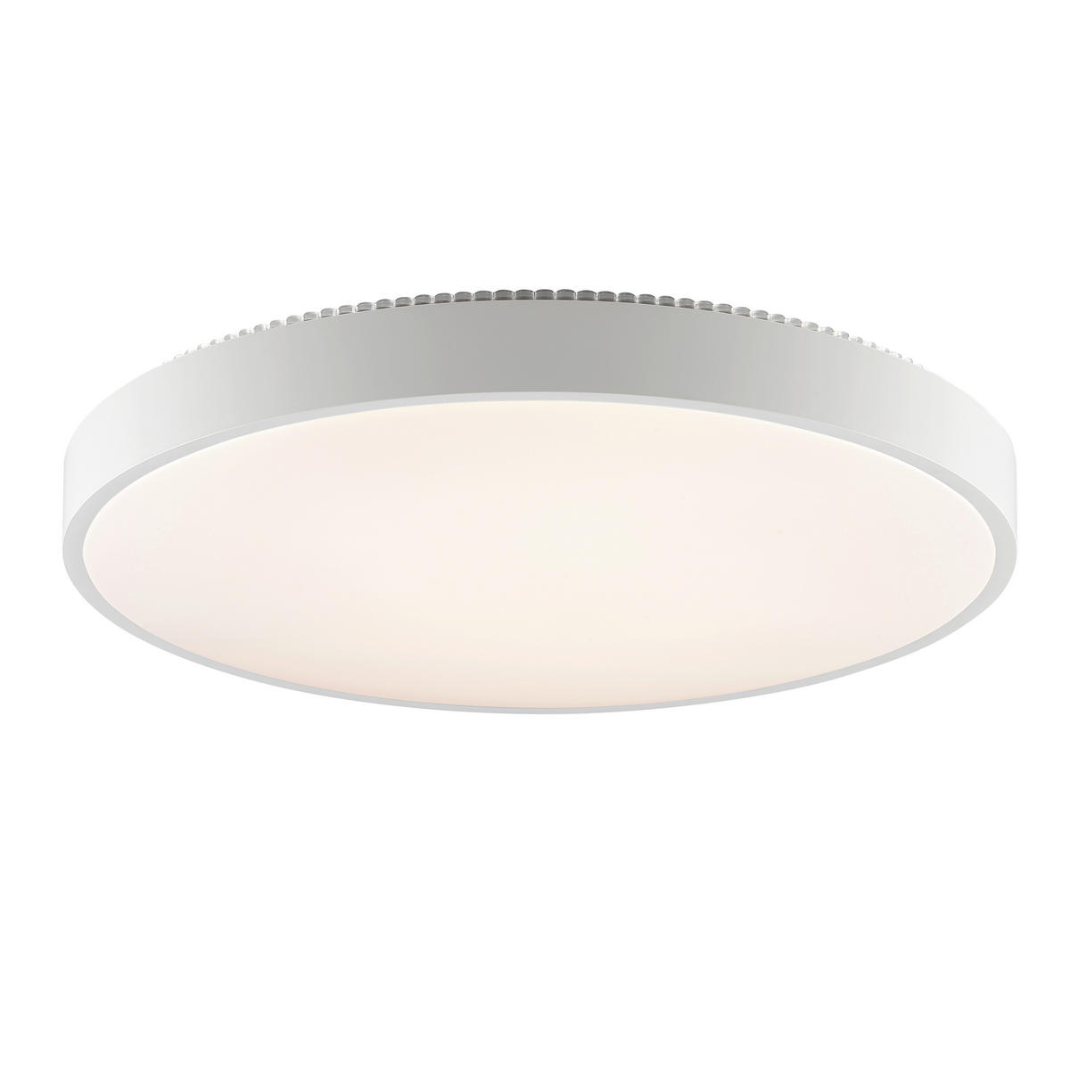 LED-DECKENLEUCHTE Solistra 54,5/9,5 cm   - Weiß, KONVENTIONELL, Kunststoff/Metall (54,5/9,5cm) - Brilliant