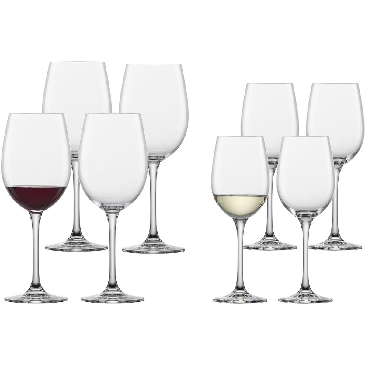 GLÄSERSET Classico  8-teilig  - Klar, KONVENTIONELL, Glas - Schott Zwiesel