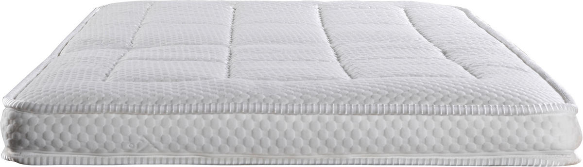 VRCHNÍ MATRACE, 90/200 cm - bílá, Basics, textil (90/200cm) - Livetastic