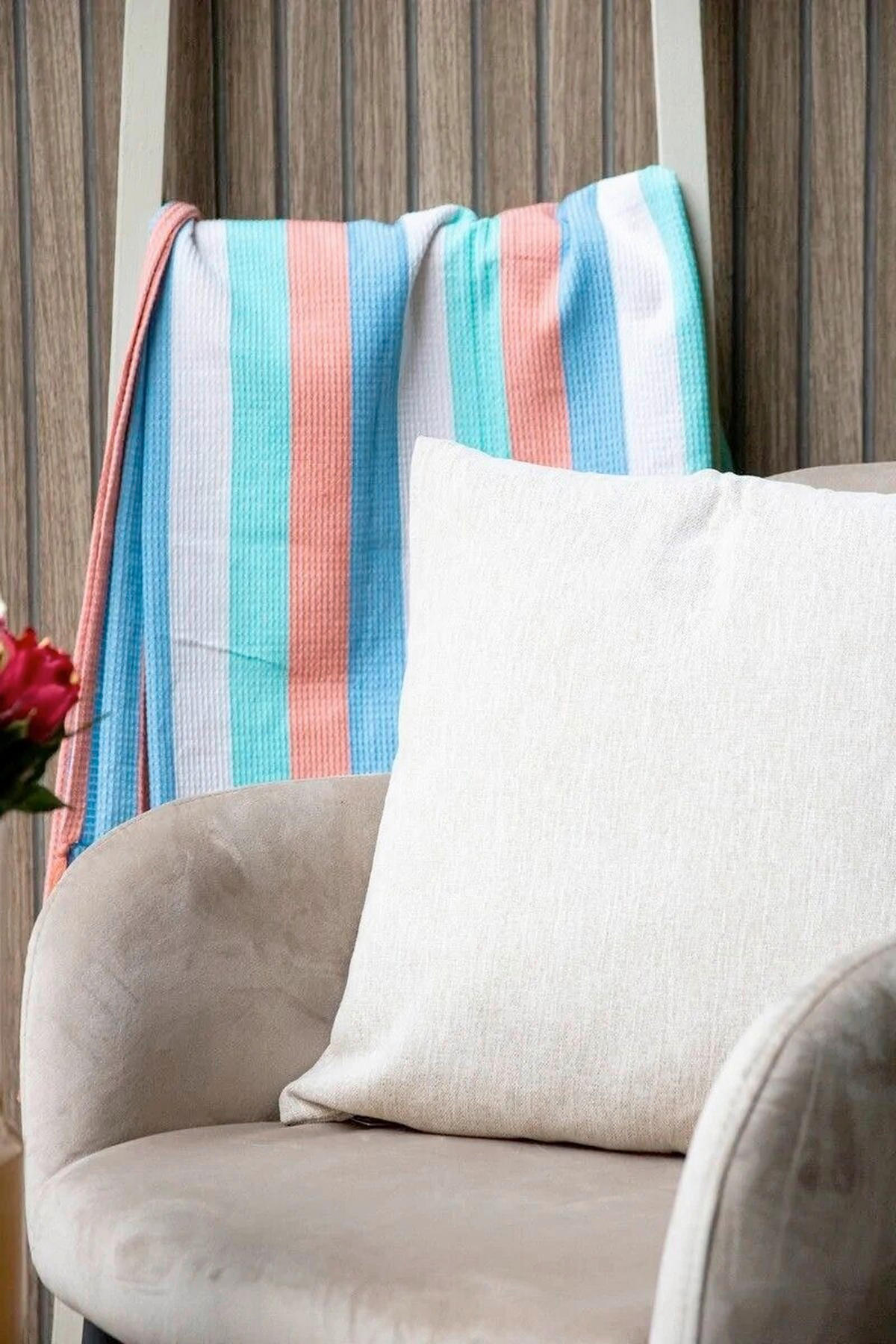 UKRASNI JASTUČIĆ   BERTA  - bež, Basics, tekstil (45/45/10cm)