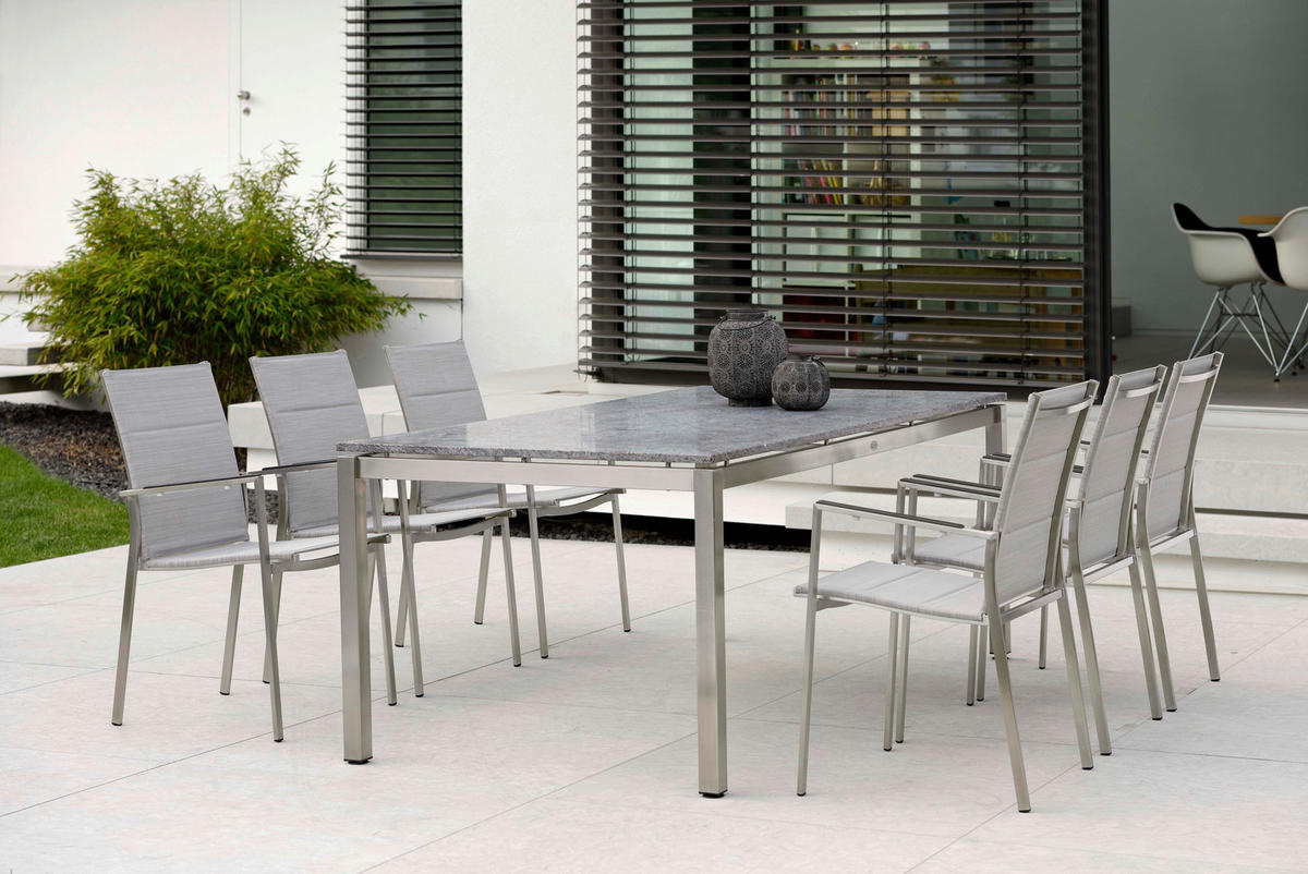 TISCHGESTELL 200/100/73 cm Metall  - Edelstahlfarben, Basics, Metall (200/100/73cm) - Stern