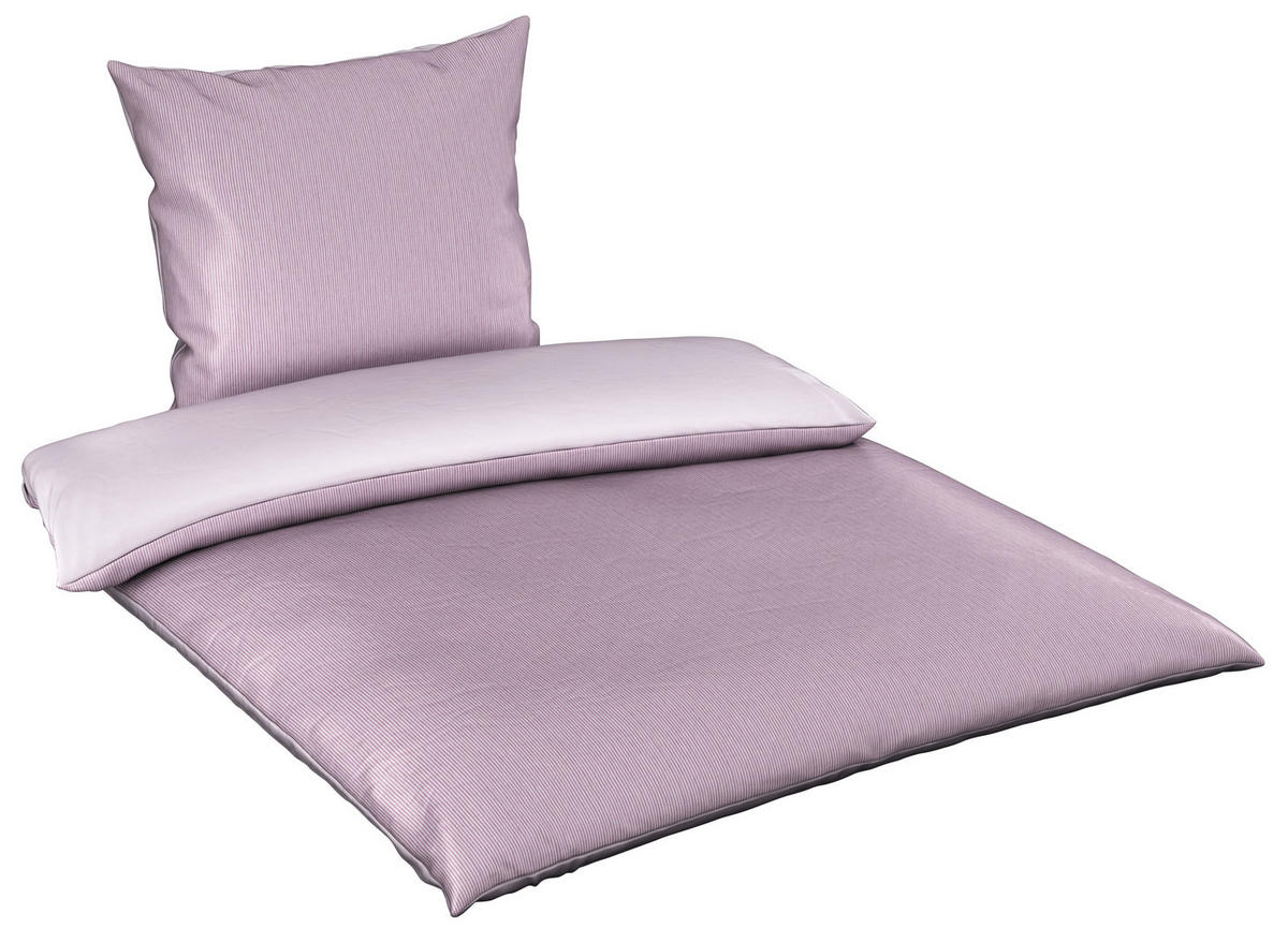 WENDEBETTWÄSCHE Satin 200/200 cm  - Mauve, Basics, Textil (200/200cm) - Bio:Vio