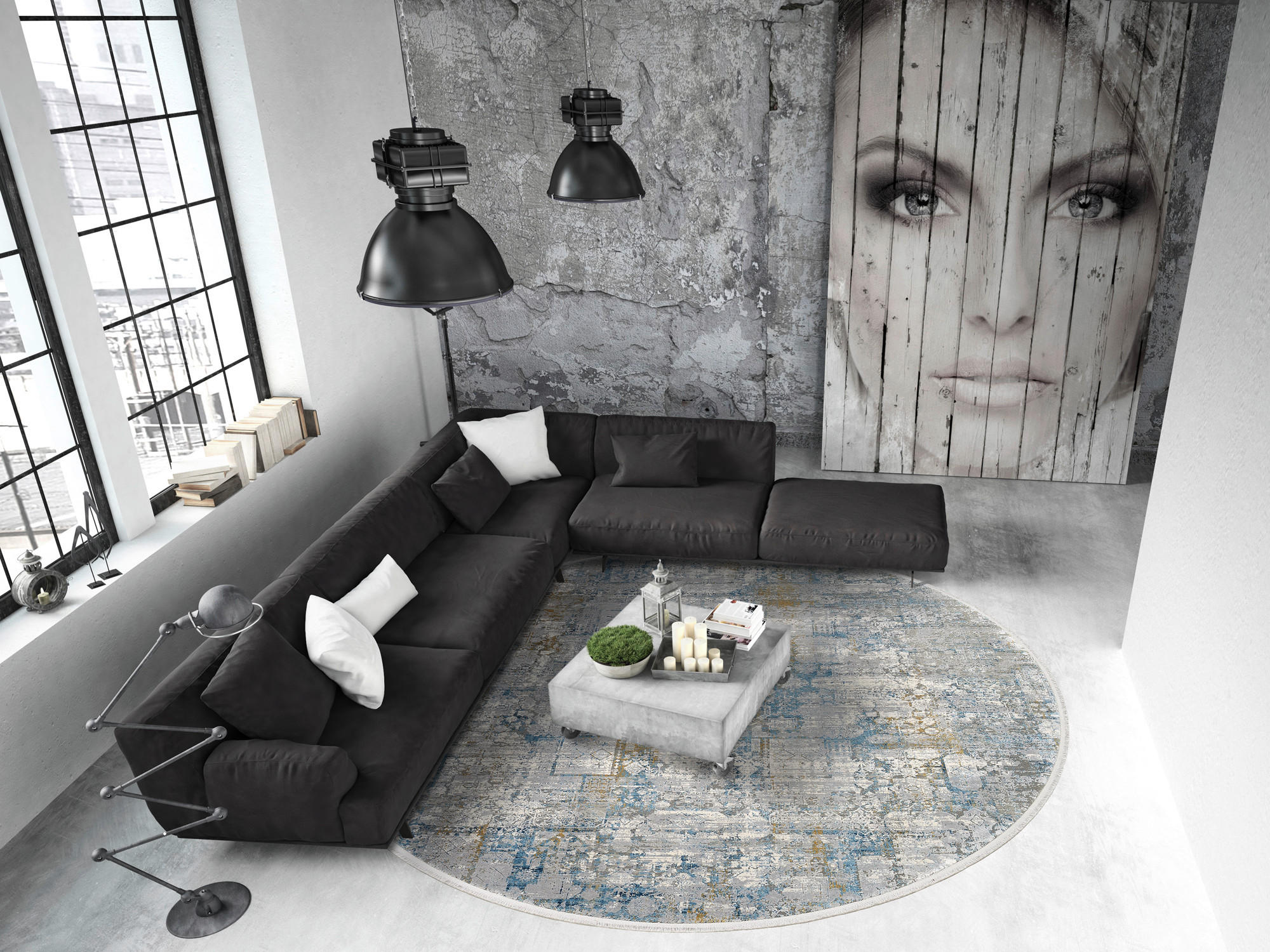 WEBTEPPICH 240/240 cm Grau  - Grau, Design, Textil (240/240cm) - Musterring