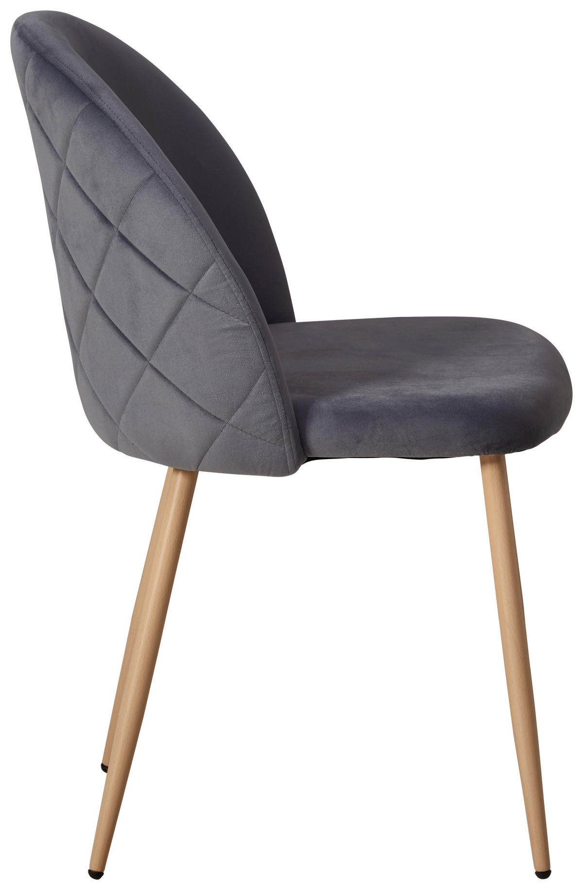 TISCHGRUPPE in Holz, Metall, Textil, Holzwerkstoff Grau, Weiß, Buchefarben  - Buchefarben/Weiß, LIFESTYLE, Holz/Holzwerkstoff (120/51/75/83/80/57cm) - Livetastic