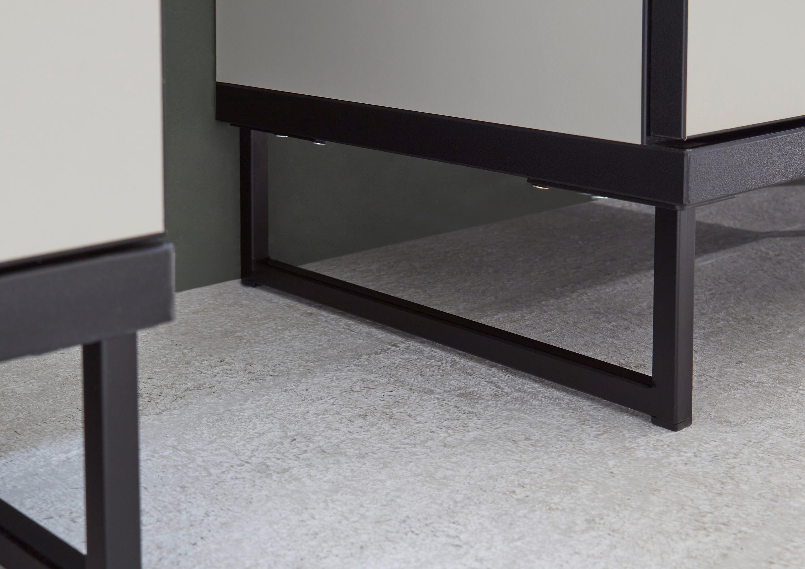 Thumbnail - Mid.you Midischrank, Schwarz, Kaschmir, Holzwerkstoff, 2 Fächer, 2 Schubladen, 60x102x31 cm, stehend, Badezimmer, Badezi...