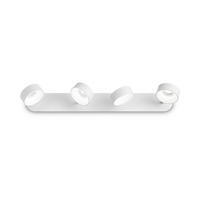 LED-DECKENLEUCHTE Oby 55/13,5/8 cm   - Weiß, Basics, Kunststoff/Metall (55/13,5/8cm) - Ideal Lux