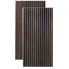 AKUSTIKPANEEL Echtholz, Nachbildung 60/120/2,1 cm 2 Stück  - Schwarz/Grau, Trend, Holz/Holzwerkstoff (60/120/2,1cm) - Boxxx