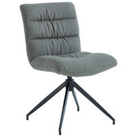STUHL - Schwarz/Grün, Design, Textil/Metall (51/86/64cm) - Dieter Knoll