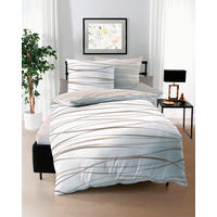 BETTWÄSCHE Motion Makosatin 155/220 cm  - Eichefarben, Design, Textil (155/220cm) - Kaeppel
