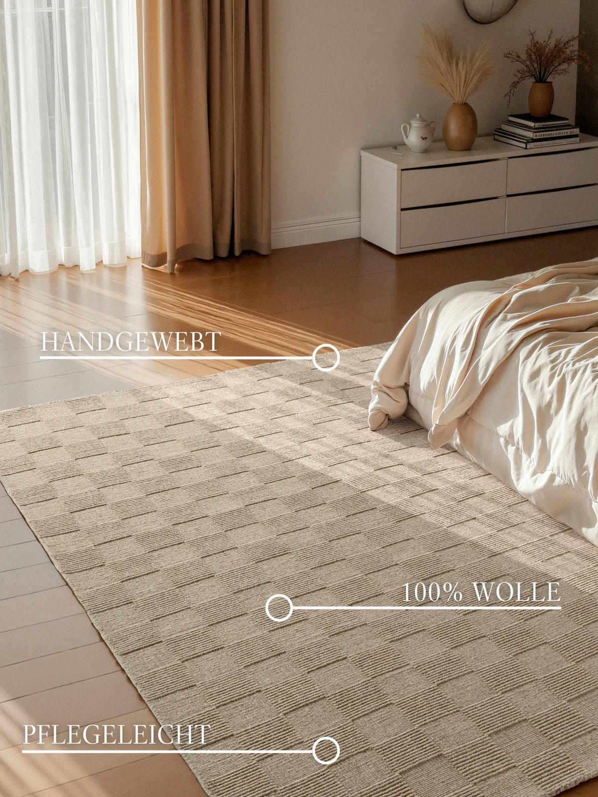 WEBTEPPICH  Wohnzimmer 120/170 cm Kollektion 1766 Grau, Beige rechteckig  - Beige/Grau, Basics, Textil (120/170cm) - Villeroy & Boch