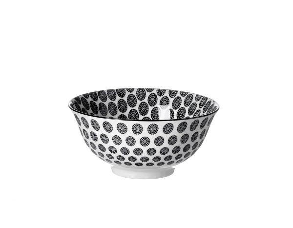 MÜSLISCHALE Takeo 15,5 cm  - Schwarz/Weiß, Basics, Keramik (15,5cm) - Ritzenhoff Breker