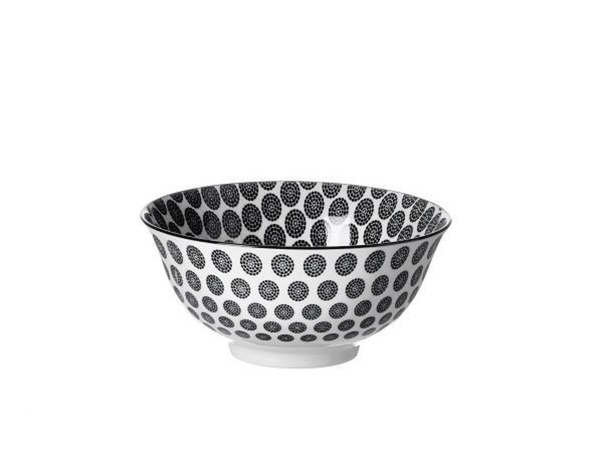 MISKA NA CEREÁLIE Takeo 15,5 cm  - čierna/biela, Trend, keramika (15,5cm) - Ritzenhoff Breker