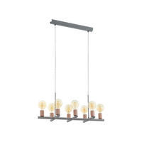 HÄNGELEUCHTE Adri 78,5/30,5/110 cm   - Goldfarben/Grau, LIFESTYLE, Metall (78,5/30,5/110cm) - Eglo