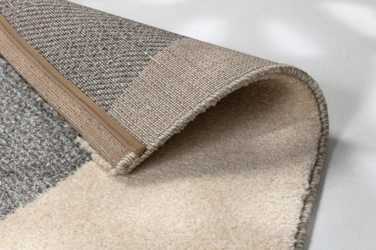 WEBTEPPICH 67/130 cm Samoa Grau  - Grau, KONVENTIONELL, Textil (67/130cm) - Novel