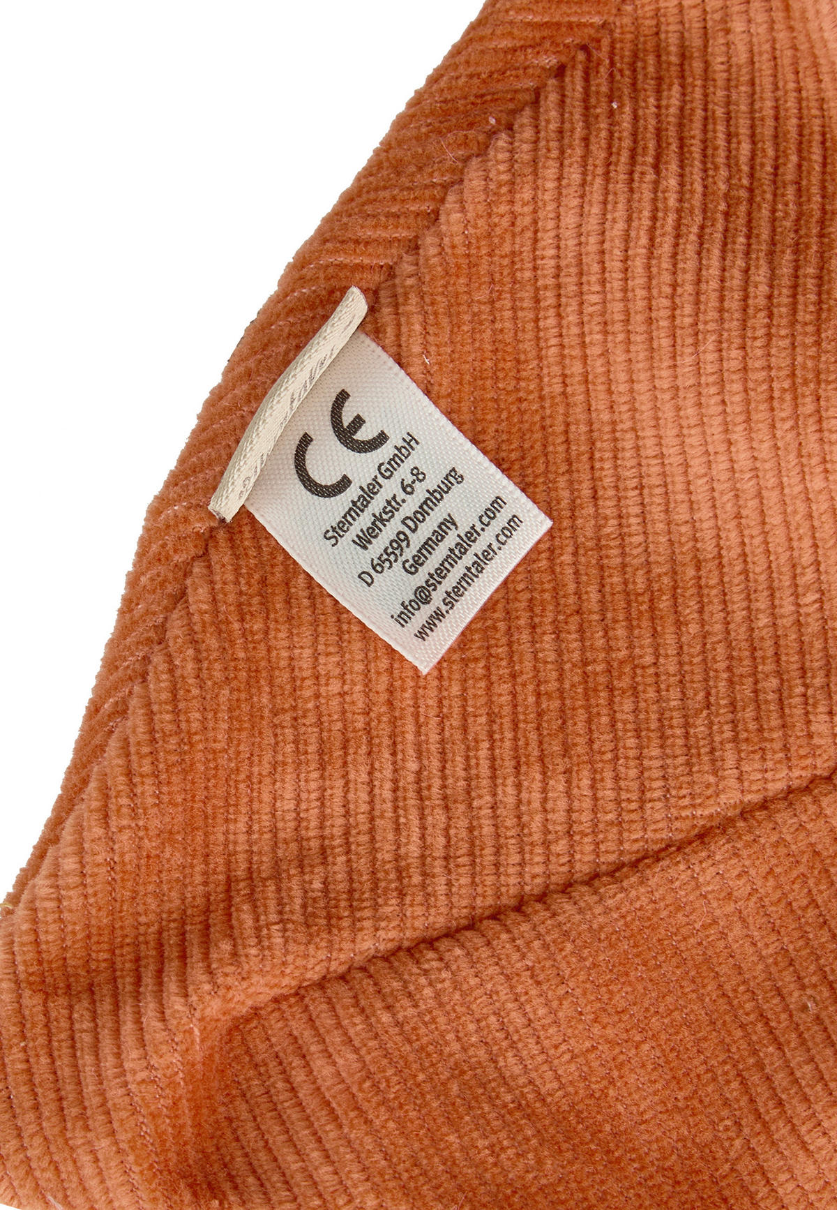 SCHMUSETUCH Giraffe Kaya  - Cognac, Basics, Textil (32/43/8cm) - Sterntaler