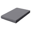 SPANNLEINTUCH 90-100/190-220 cm Jersey  - Grau, Basics, Textil (90-100/190-220cm) - Schlafgut