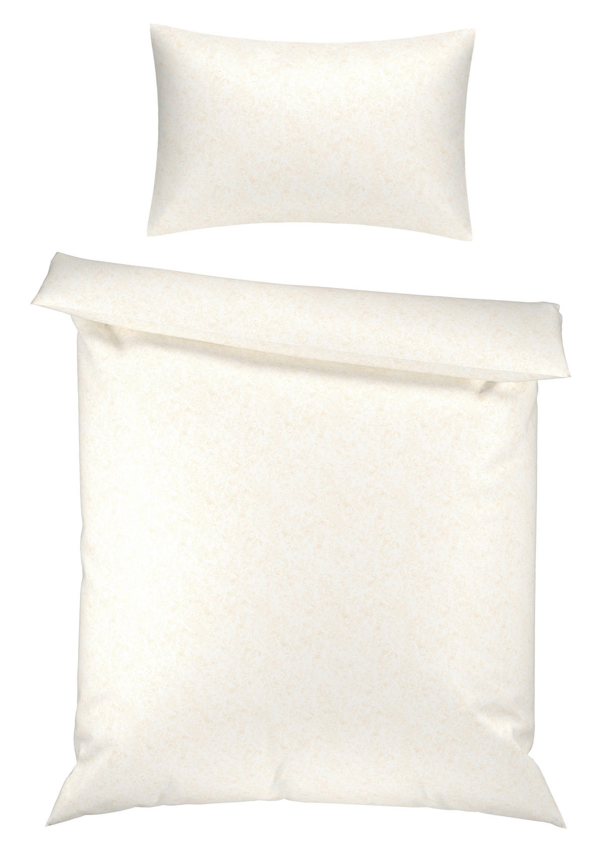 BETTWÄSCHESET Satin 160/210 cm  50 cm/70 cm  - Champagner, Basics, Textil (160/210cm) - Dieter Knoll