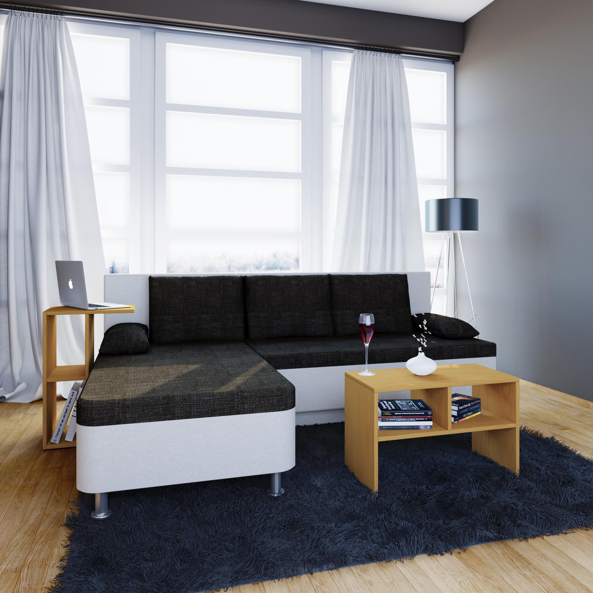 COUCHTISCH 63 /30/40 cm rechteckig Buchefarben  - Buchefarben, Basics, Holzwerkstoff (63 /30/40cm) - MID.YOU
