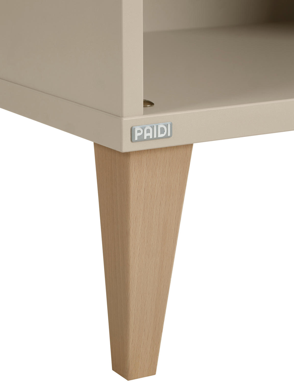 STANDREGAL Jonte Beige  - Beige/Buchefarben, Basics, Holz/Holzwerkstoff (48/164/38cm) - Paidi