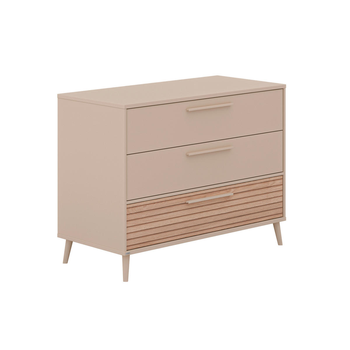 WICKELKOMMODE Eefje Beige  - Beige, Basics, Holzwerkstoff (123,5/93,2/57,1cm) - Paidi