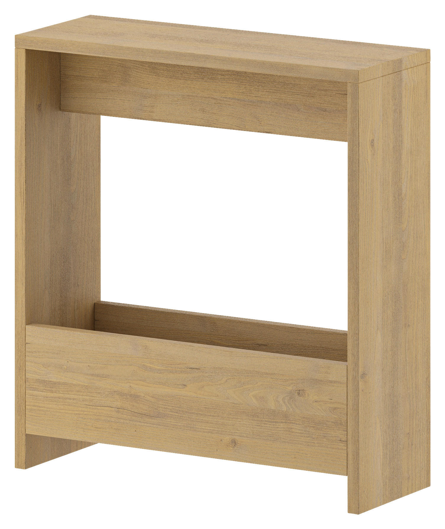 PRÍRUČNÝ STOLÍK, farba duba - farba duba, Design, kompozitné drevo (55/20/60cm) - Livetastic