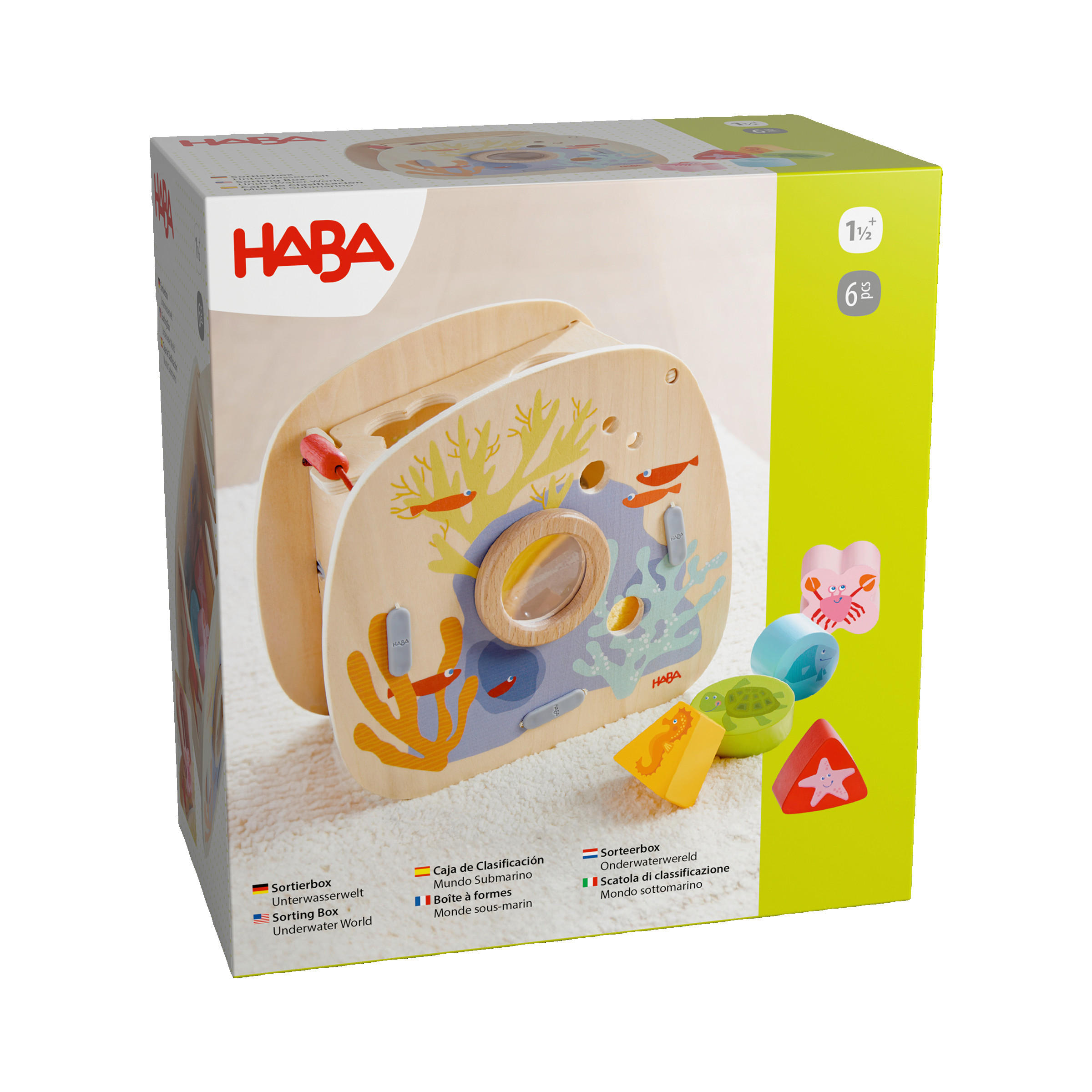MOTORIKSPIEL - Multicolor, Basics, Holz (20/10/19,5cm) - Haba