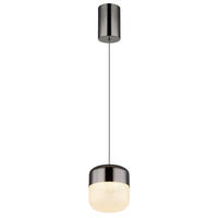 VISEČA LED-SVETILKA   //3000 K/230 V/ - barve grafita/prozorno, Design, kovina/steklo (15/200cm) - Globo
