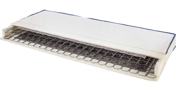 Federkernmatratze Coppy 90x200 H2 - Weiß, Textil (90/200cm) - Primatex