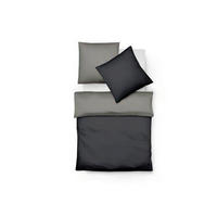 BETTWÄSCHE Flanell 155/220 cm  - Anthrazit, Design, Textil (155/220cm) - Fleuresse