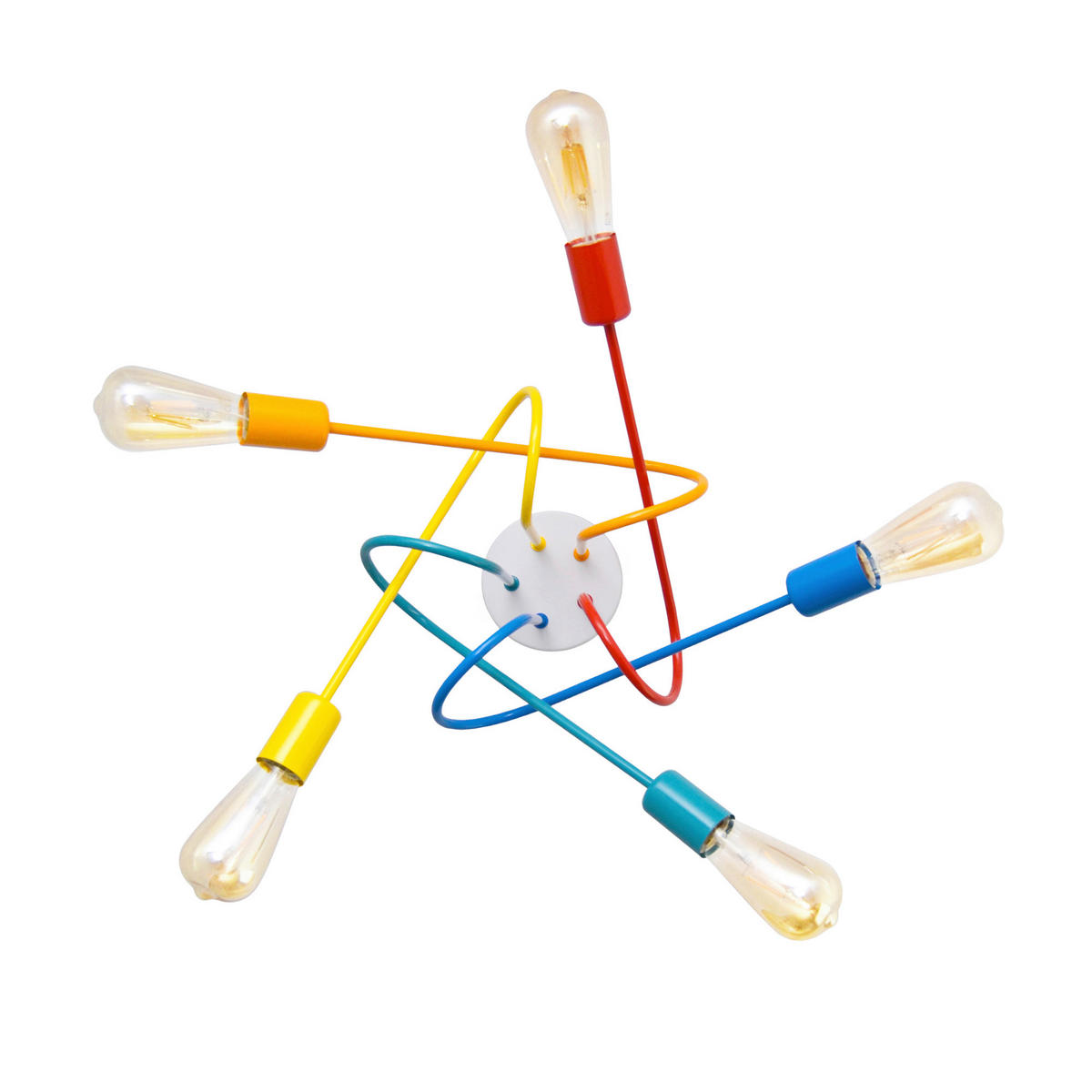 KINDERDECKENLEUCHTE 50/50/31 cm   - Multicolor, LIFESTYLE, Metall (50/50/31cm)