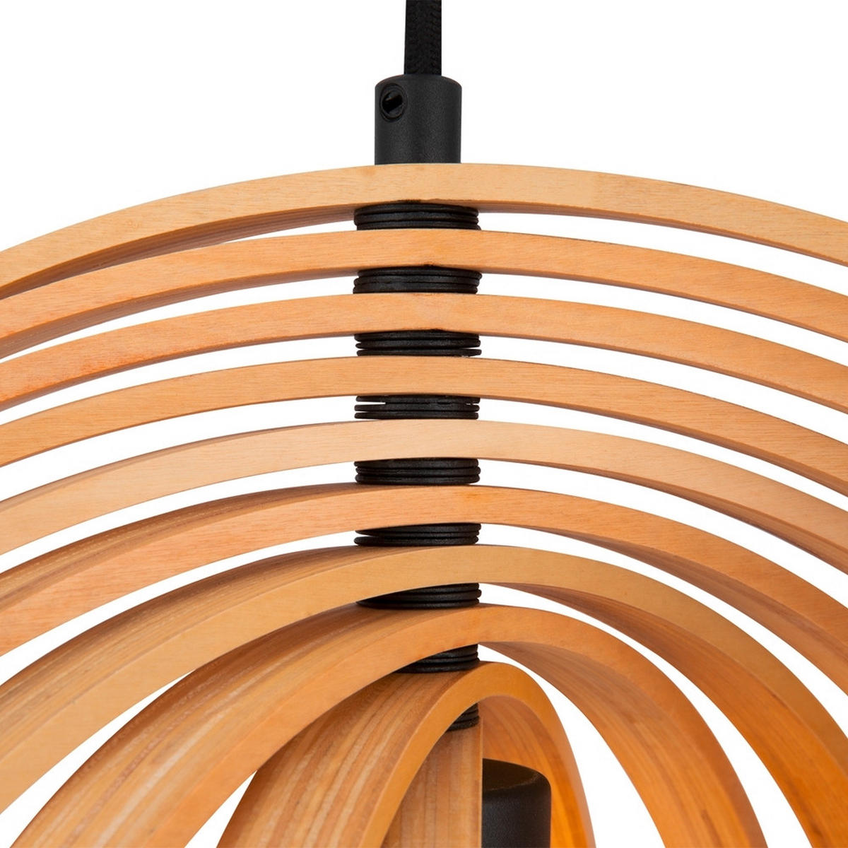PENDELLAMPA 43/55,5 cm  - beige/svart, Modern, metall/trä (43/55,5cm) - MAYTONI