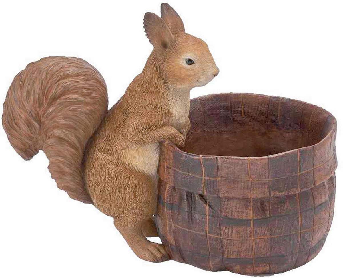 ÜBERTOPF   - Braun, LIFESTYLE, Kunststoff (31,9/24,5/17,5cm) - Ambia Home