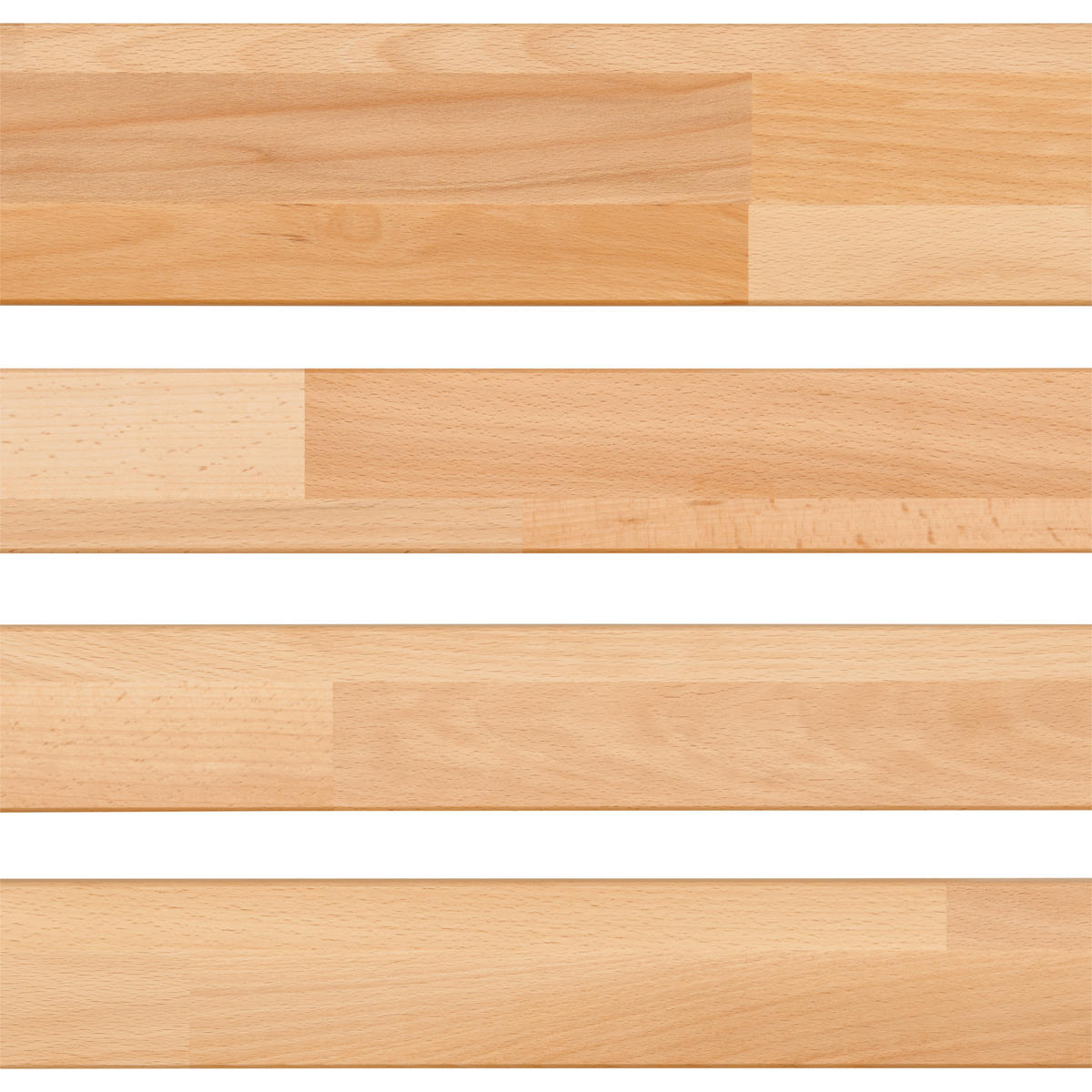 BETT 180/200 cm  in Kernbuche  - Kernbuche, MODERN, Holz (180/200cm) - MID.YOU